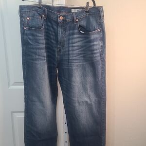 Daniel Cremieux Dark Blue Straight Jeans Size 40X30 Man
